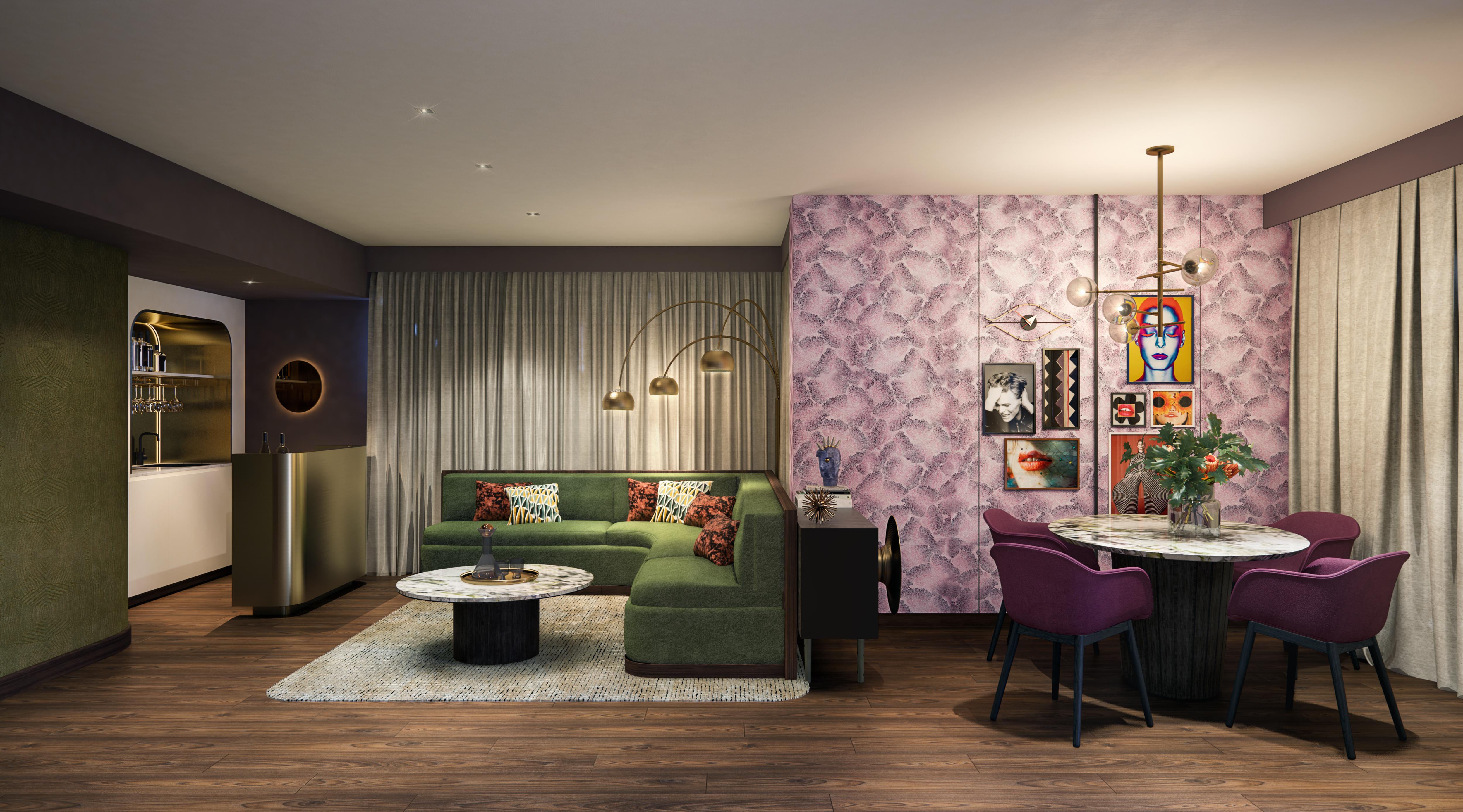 Ovolo The Valley Brisbane Exteriör bild The interior of a typical apartment
